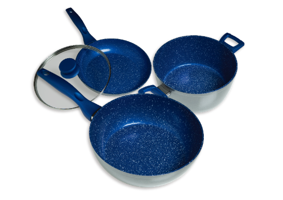 Bluestone Plus 4 Piece Cookware Set
