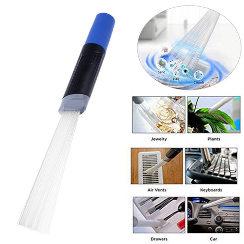 Universal Vacuum Attachments Brush Dust Daddy Cleaner Dirt Remover Home  Vacuum Cleaning Brush For Air Vents Keyboards Tools